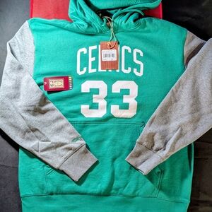 Mitchell & Ness Teal and White Celtics Hoodie